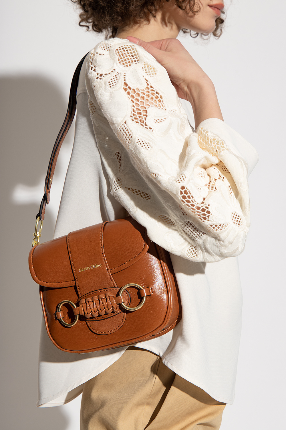 Brown Saddie shoulder bag See By Chlo Vitkac Canada